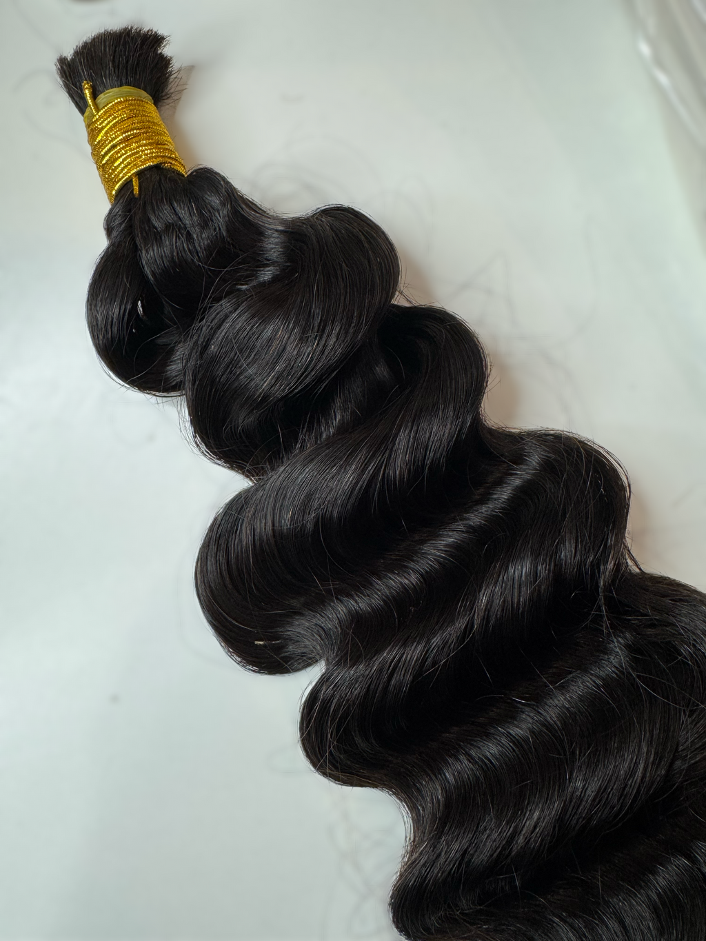 100% Raw Cambodian Virgin Human Braiding bulk hair (Contact Stylist to order)